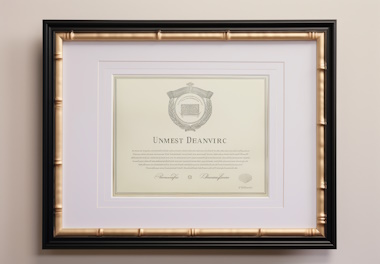 Framed University Degree